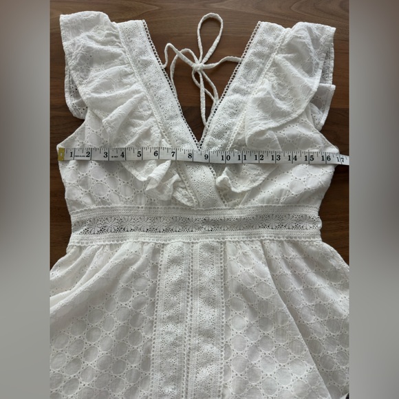 Urban Outfitters Fabiola Eyelet Mini Dress - Picture 9 of 14